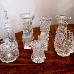 Bargain sale for 9 pieces %24 Lead crystal